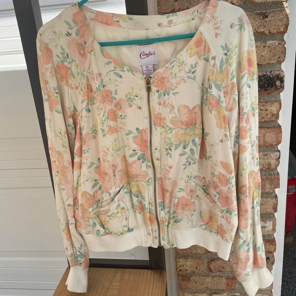 Candies flower print jacket